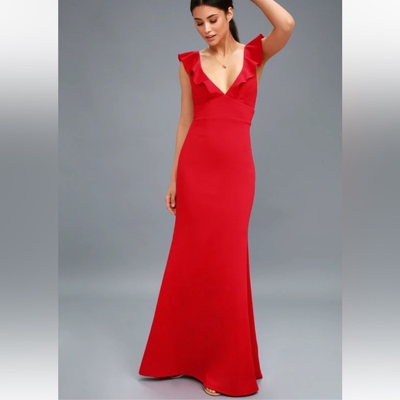 Lulus Perfect Opportunity Red Maxi Dress - Picture 15 of 15